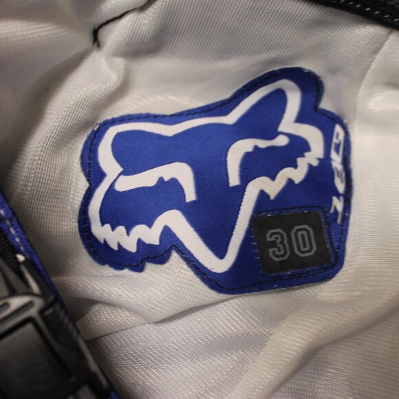 FOX YAMAHA Graphic 180 Blue Motorcycle Racing Pants Size 30 RN# 97275 Motorcross - Picture 15 of 15